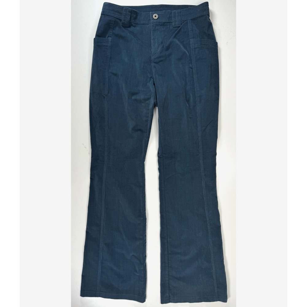 KUHL Lydia Cord Flared Pant Womens‎ 6 Reg Blue Stretch Soft Corduroy Never Worn